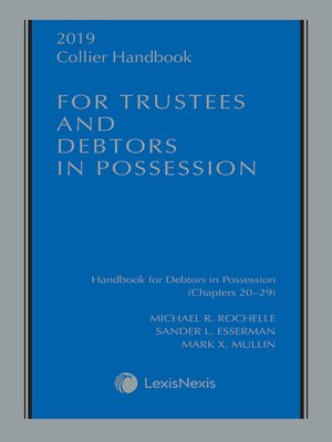 cover image of Collier Handbook for Trustees and Debtors in Possession